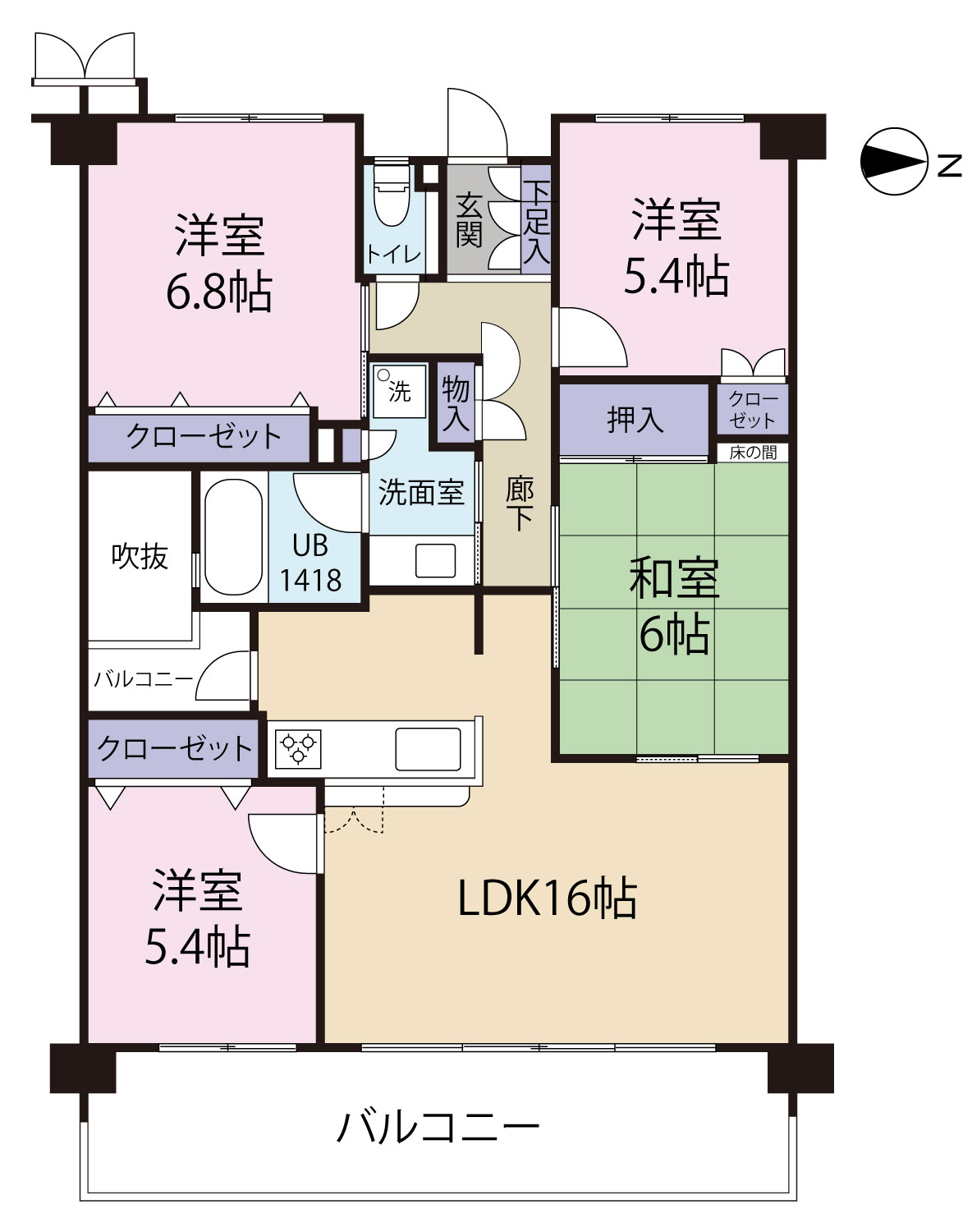 新着情報！ Fステージ鹿児島中央 85㎡超の4LDK‼