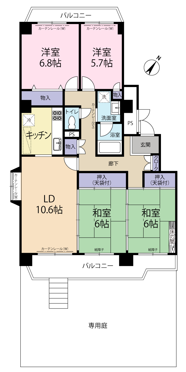 新着☆マンション情報☆鴨池シーサイドマンション2号棟4LDK！