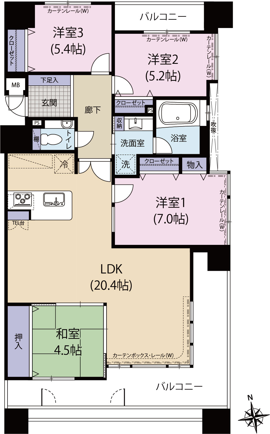 価格更新！☆マンション情報☆エイルマンション騎射場４LDK！