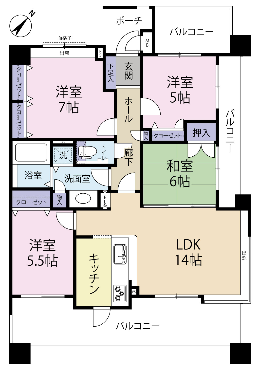 新着！☆マンション情報☆JGMヴェルデ西千石！４LDK！